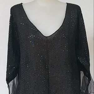 HALLOWEEN VAMPIRE WITCH TOP & PANTS ONE SIZE PLUS